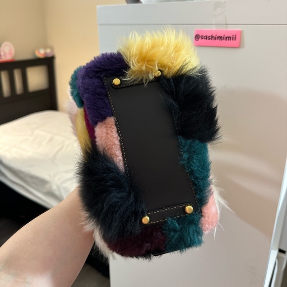NWT Coach Shearling Rogue 20
Patchwork - Color Multi (Retail $700) - Picture 4 of 7